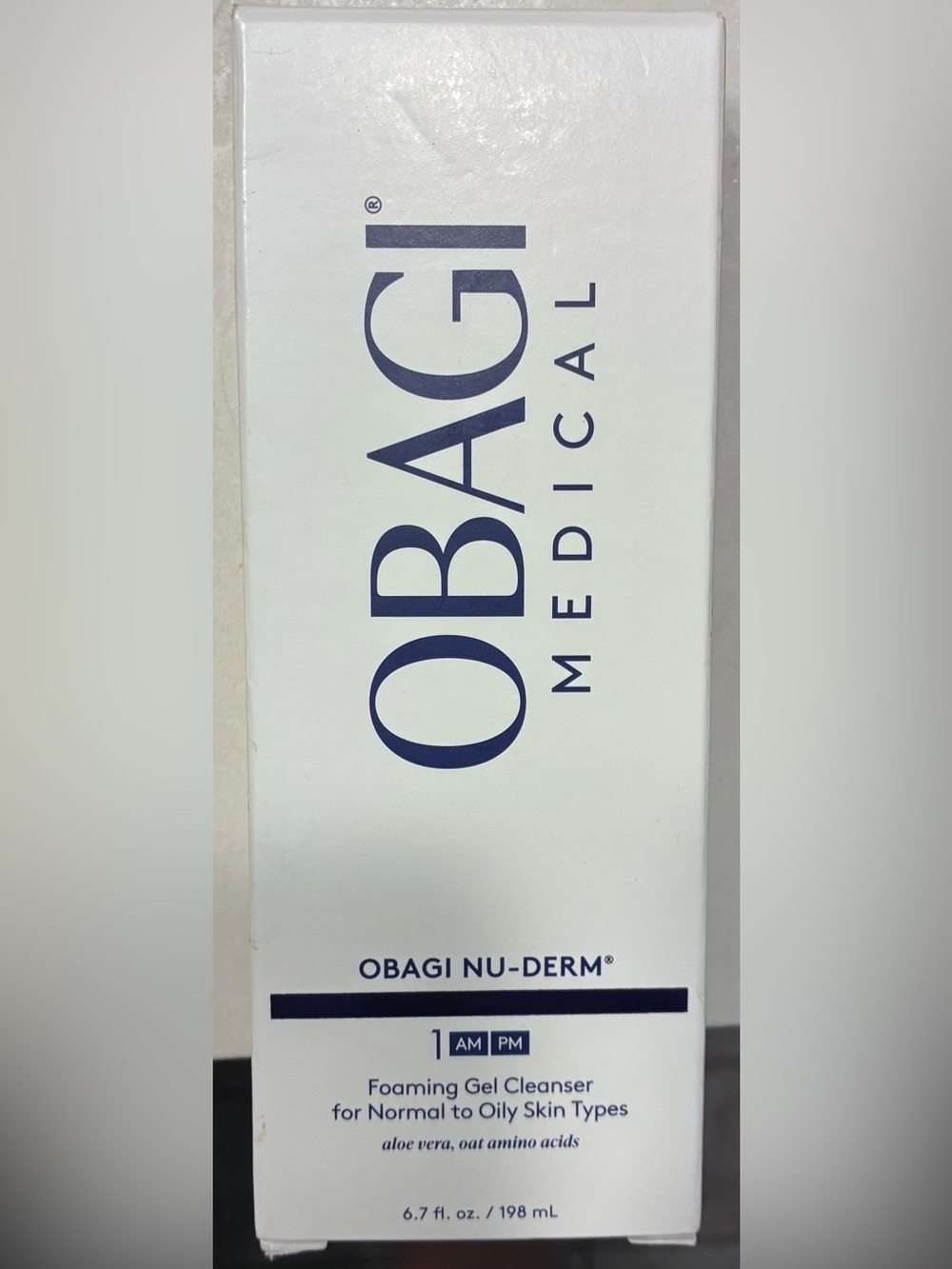 Obagi Nu-Derm Foaming Gel Cleanser 6.7 oz Normal to Oily Skin NEW